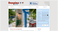 Desktop Screenshot of hotel-despina.com